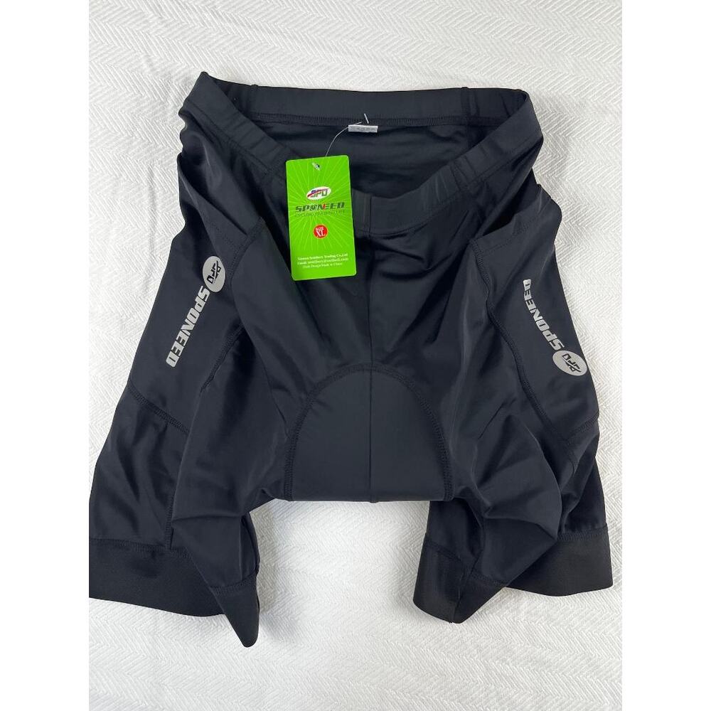 Nwt Santic Mens black 2Xl Padded Cycling Shorts  d2/17